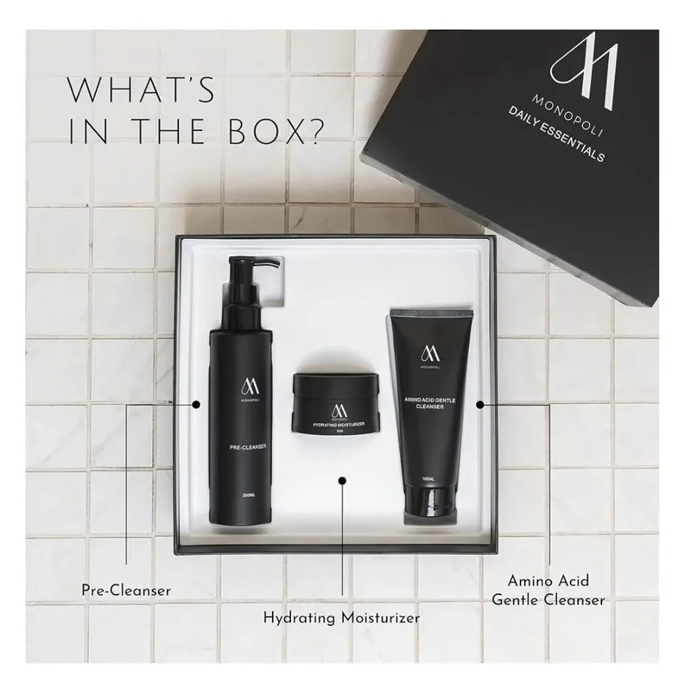 Skin care set by Monopoli- 3 Piece Set.